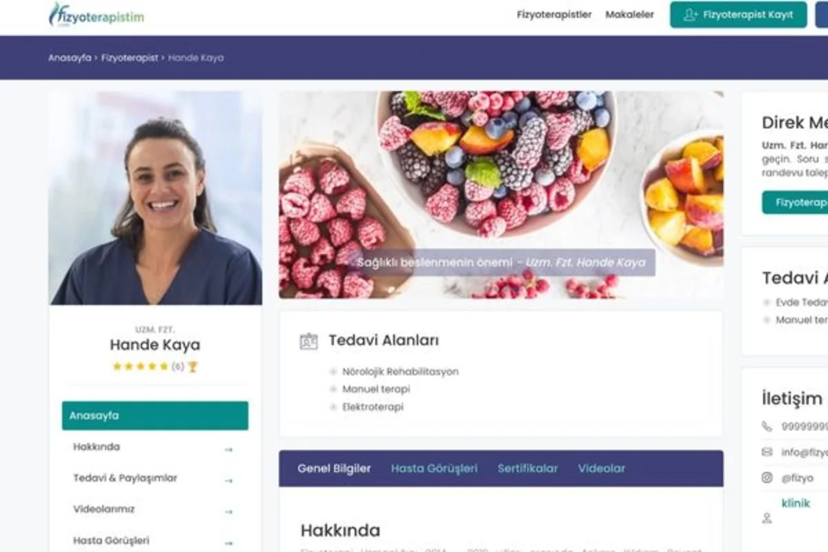 Fizyoterapistim.com Profilinizi Optimize Etmenin Püf Noktaları